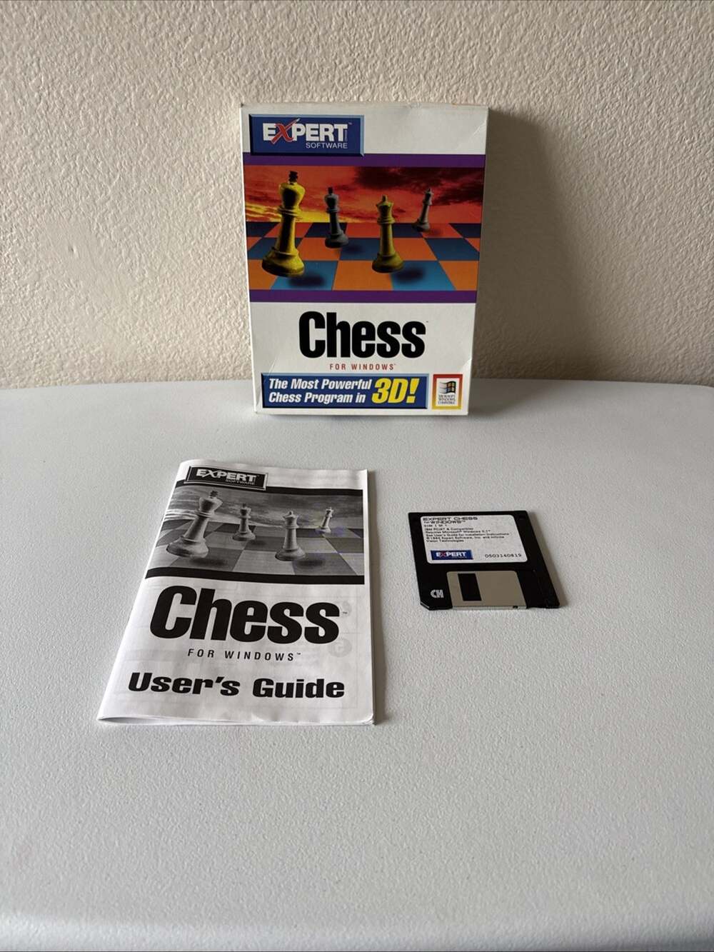 Expert Software Chess For Windows DOS IBM 3.5” Disks Vintage Computing